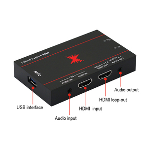 Live Streaming Video Streaming 4k hdmi <strong>Input</strong> and 1080p60 <strong>Output</strong> Independent Microphone <strong>Input</strong> Capture <strong>Card</strong> - Product Image 2
