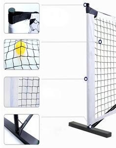 Kolay kurulum taşınabilir Pickleball Net seti ile tekerlekler 6.7m açık spor Net sistemi ile çerçeve ve su geçirmez PVC taşıma kapağı - Product Image 3