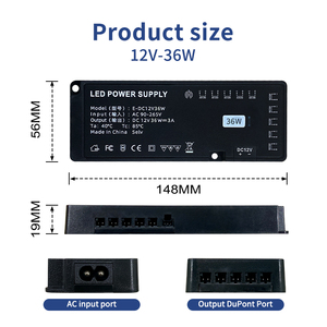 カスタマイズをサポート12V36WインテリジェントコネクタLEDドライバLED電源調光LEDドライバ - Product Image 4