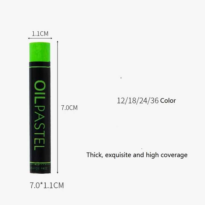 12/18/24/36 Bright สี High Coverage Oil Pastels สีชุด