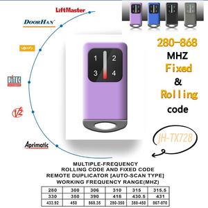 Universelle automatische Tür fernbedienung mit automatischer Funktion Wasserdichter Rollt or sender 280-868MHz Gate Duplica tor - Product Image 2