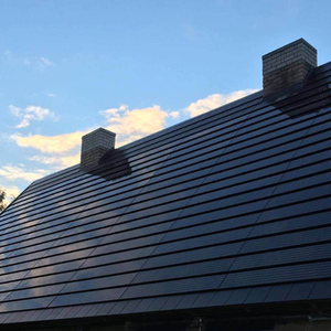 BIPV Zeitgenössische Dachziegel Anti reflex beschichtung für maximale Leistung Wohnung aus Stahl Edelstahl Eisen Aluminium legierung