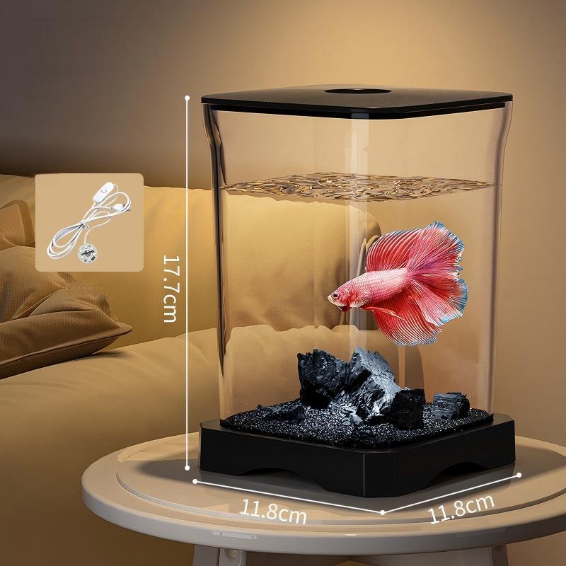 noir + lumière d'aquarium