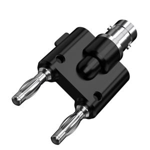 Çift 4mm banana plug dönüştürücü adaptörüne 500V <span class=keywords><strong>1</strong></span> ila <span class=keywords><strong>2</strong></span> bnc dişi <span class=keywords><strong>jack</strong></span>