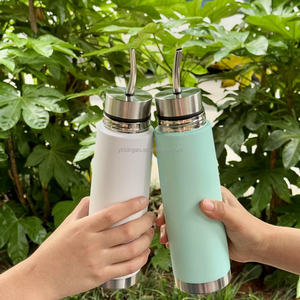 Bán chạy nhất thép không gỉ Yerba Mate Mug xách tay tùy chỉnh Argentina Yerba Mate Mug với trà lá Thiết bị lọc rơm Nắp - Product Image 4