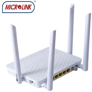 FTTH WIFI6 ONU XPON GPON 4GE + 4WIFI + 1CATV + 1VOIP + 1USB ONT 2.4G 5G Dual Band ONT 4x4 MIMO in fibra ottica Modem Wifi 6 GPON ONU