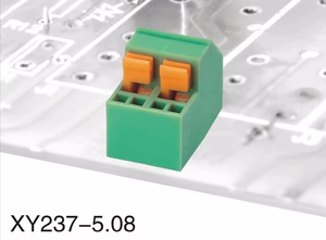 XINYA5.08 mm Pcb <strong>Spring</strong> <strong>Terminal</strong> <strong>Block</strong> Clamp for PCB Mounting Assemblable - Product Image 2