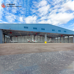 Arquitectura de materiales de construcción de gran envergadura prefabricada Secciones de viga en H laminadas en caliente para estructuras de hangar de acero modernas - Product Image 5