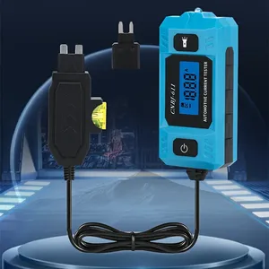Probador de circuito de coche de 12V, rango de 0,01 ~ 19,99A, fusible de prueba de corriente, herramienta de diagnóstico, Detector de reparación, galvanómetro, accesorios Automotrices - Product Image 3