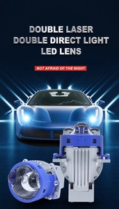 En satıcı tahribatsız P60 6000K <span class=keywords><strong>led</strong></span> Bi <span class=keywords><strong>led</strong></span> lazer projektör Lens 3.0 inç araba Biled lazer far