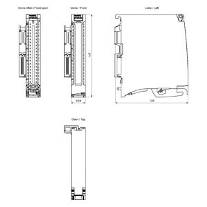 Controlador programable Siemens S7 1500, módulo PLC SIMATIC 2, SIMATIC 1, módulo de entrada analógica 6ES7531-7QD00-0AB0 - Product Image 2