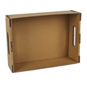 Corrugated Paperboard <strong>Bin</strong> Box Container Displaying Tray Pastry Kraft Bracelet Cardboard Tray Craft Box Packaging - Product Image 2