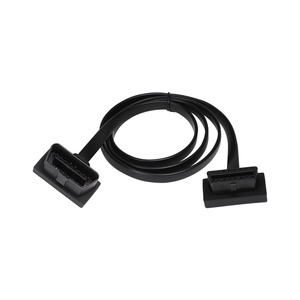 16Pin Mal zu Buchse Universal 9C Flach draht OBD 2 Flaches OBD-Kabel 16Pin MaleTo 16Pin Buchse Flaches OBD2-Kabel für OBD2-Fehlercode - Product Image 1