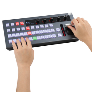 FoMaKo KC700 OEM ODM Аудио Видео система прямой трансляции распределительный щит панель управления видеомикшер переключатель ATEM Switcher клавиатура - Product Image 2