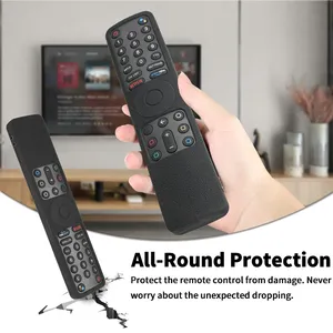 Силиконовый чехол для пульта дистанционного управления для XMRM-010 Smart TV, противоударный защитный чехол с ремешком - Product Image 4