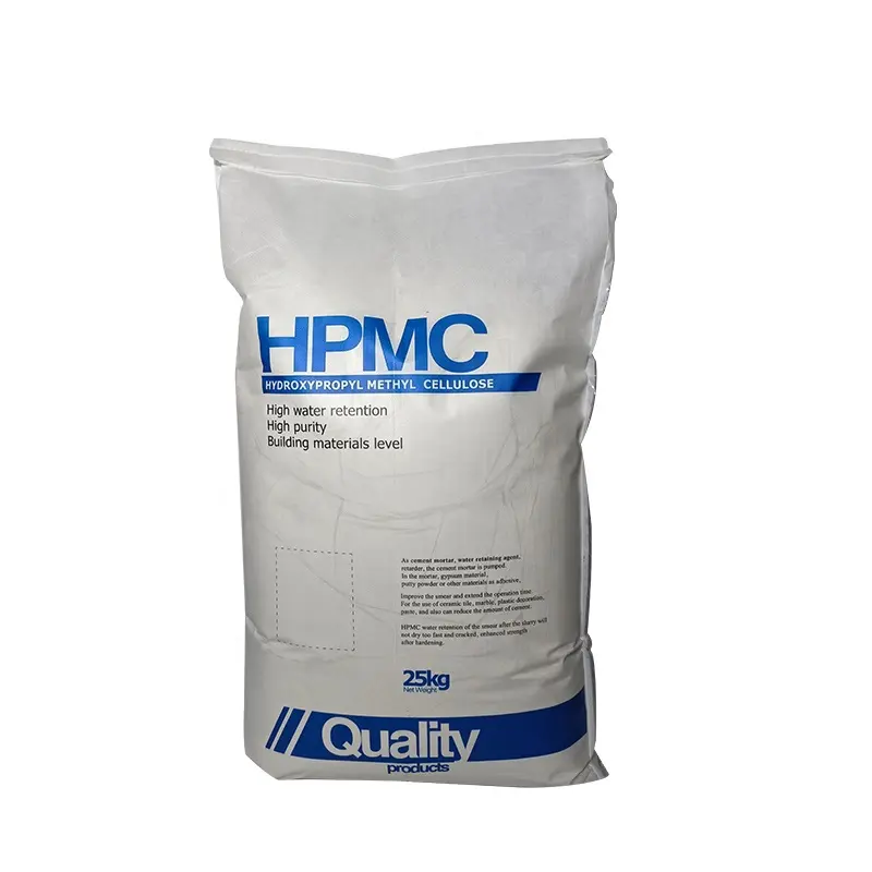 Prodotti chimici grezzi hpmc marchi adesivo per piastrelle di ceramica idrossipropilmetilcellulosa per intonaco di vernice e legante