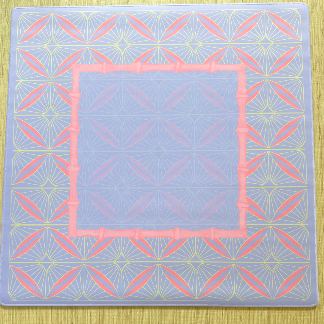 Motivo geometrico rosa chiaro pastello