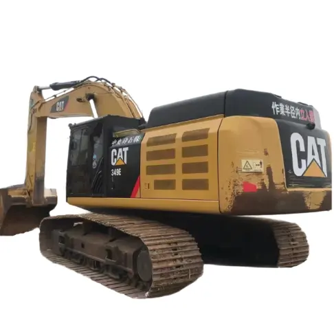 Equipo pesado Excavadora sobre orugas para ingeniería de construcción CAT- 349e Excavadora Máquina excavadora