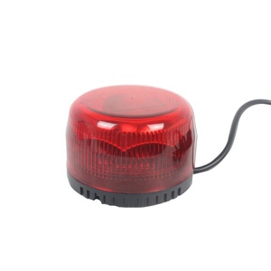 ขนาดเล็กสีขาว LED Beacon ไฟเตือนฐานแม่เหล็กปลั๊กควบคุม - Product Image 3
