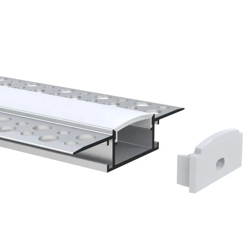 Prezzo di fabbrica di alta qualità profilo in alluminio cartongesso Led profilo canale soffitto intonaco per striscia luminosa