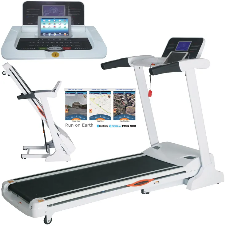 Treadmill GS-846i, treadmill dalam ruangan elektronik york murah dengan ponsel kompatibel portabel dapat dilipat