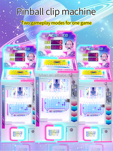 Hot Selling Products Double One <strong>Pachinko</strong> Machine + Clip Machine Children's Coin Machine Children's Favorite Game