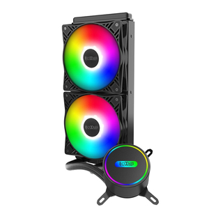 适用于PCcooler 240VC厂家直销电脑水中央处理器液体冷却器，带滚珠轴承水冷系统和中央处理器风扇 - Product Image 1