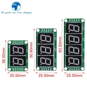 TZT Static Drive 2 3 modulo Display LED tubo digitale a 4 segmenti 2 tubo digitale 74 hc595 100% nuovo originale per Arduino