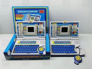 20 funzioni a batteria di plastica per bambini educativo macchina di apprendimento LCD gioco inglese Computer giocattolo per bambini Laptop per bambini