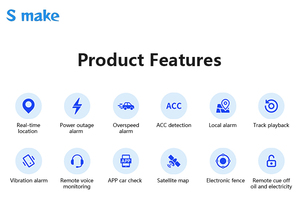 S araba şarjı kamyon küresel sürüm izleme için çok fonksiyonlu otomobil araç GPS izci yapmak - Product Image 6