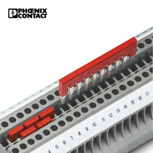 Puente fijo central Phoenix Contact FBS 10-6 para bloques de terminales de carril Din/conectores de bloque de terminales FBS de puente enchufable - Product Image 2