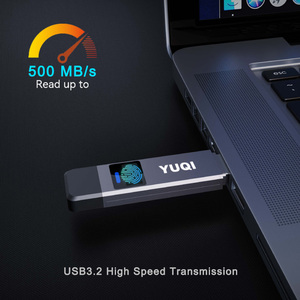 指纹加密固态usb存储器128gb usb存储器3.0生物识别信息安全记忆棒usb - Product Image 6