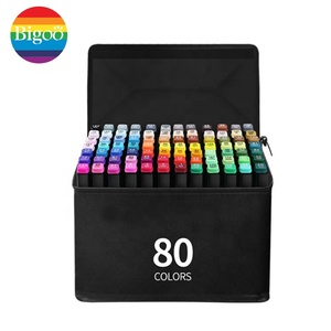 Karışık çok 262 renk kare çift ipuçları e n e n e n e n e n e n e n e n e n e resim kalemi ile özel logo işaretleyici kalem için renk dolum çizim kalemler - Product Image 4