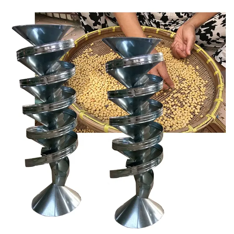 Máquina de limpieza de clasificación de semillas de frijoles de granos multifuncional Separador clasificador de granos en espiral