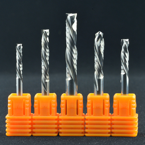 CNC Router Bit 2 Flute up Down Cut Carbide End Mill 3.175-12mm Shank Compression Milling <strong>Cutter</strong> for Metal Aluminum Cutting - Product Image 1