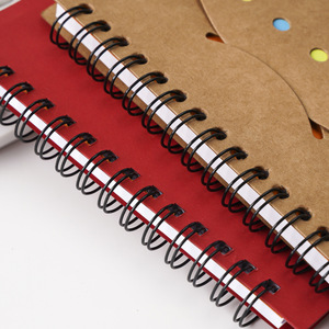 Spiral <strong>Notebook</strong> Kraft <strong>Paper</strong> Cover Notepad <strong>with</strong> Pen in Holder and Page Marker Colored <strong>Index</strong> Tabs Steno Pocket Business <strong>Notebook</strong> - Product Image 5
