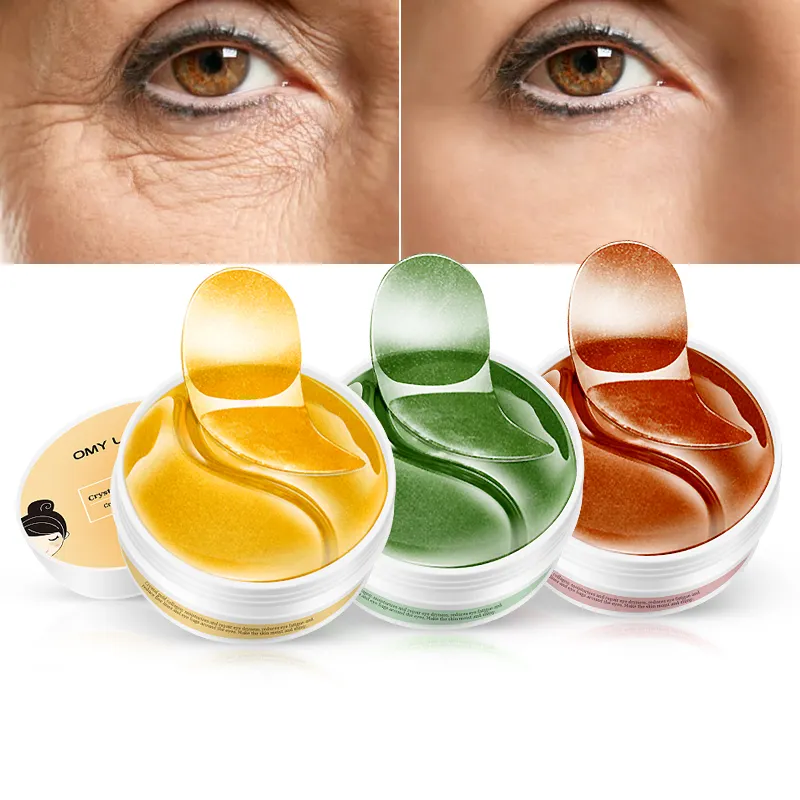 Top Vente Gel anti-rides microcristallin Masque pour les yeux hydrogel couleur de la peau patch pour les yeux