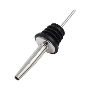 Stainless Steel Pourer Dispenser Spouts Stainless Liquor Flow Bottle Spirit Nip Pour Spout - Product Image 4