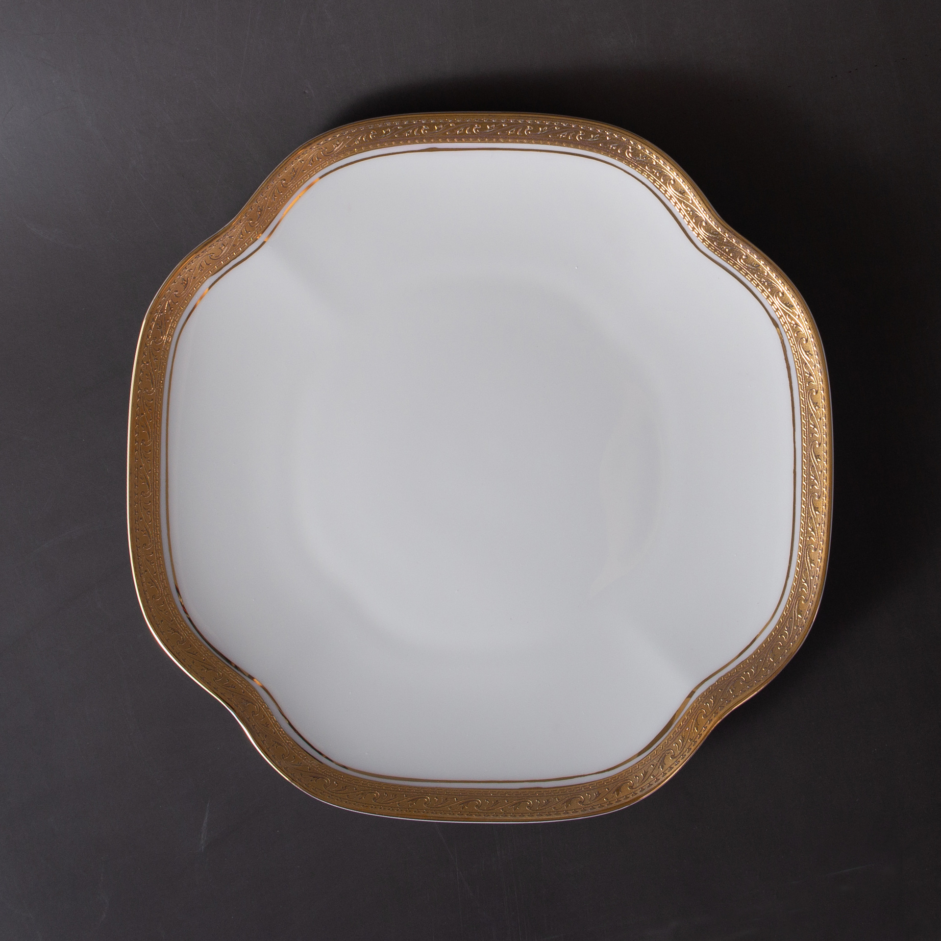 Grande assiette blanche de 11 pouces, 28*2cm