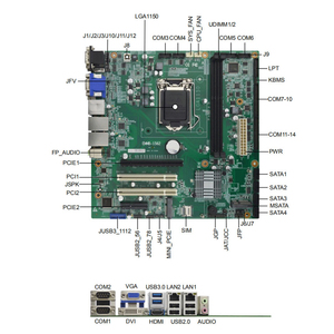 Adipcom MATXマザーボードEMMB-1562 CPU LGA 1150/2LAN/DDR3サポート16GBメモリコンピューターサーバーミニマザーボード - Product Image 4