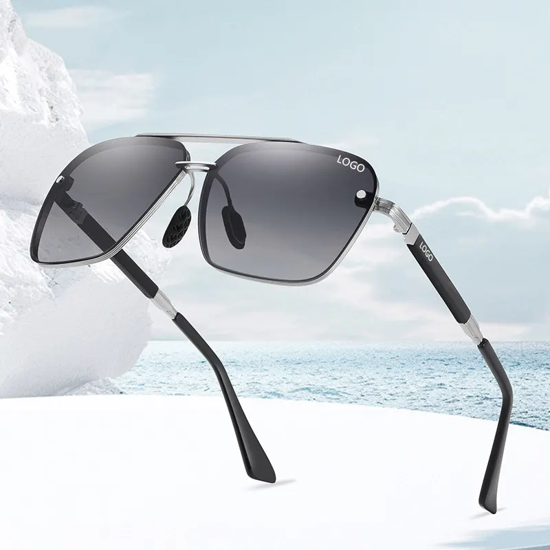 Luxury Famous Brand Designer Sun Glasses Men High Quality Driving Polarized Shades Custom Night Vision Sunglasses
