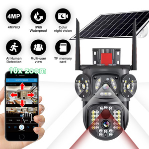Wistino V380pro 4gソーラーカメラヒューマノイド検出カラーナイトビジョンソーラーパネルカメラSIMカード付き - Product Image 2
