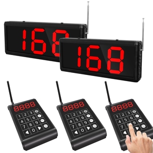 Wireless <strong>Queue</strong> Calling <strong>System</strong> Number Broadcast <strong>Management</strong> <strong>System</strong> with 3 Digits <strong>Display</strong> for Hospital/Clinic/Food Truck/Bank