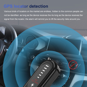 Detector de cámara Detector de escaneo infrarrojo Anti-Candid Espionaje GPS Alarma de detección de posicionamiento