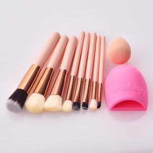 8 adet/takım göz farı vakfı pudra allık Eyeliner kirpik güzellik makyaj Mini sünger setleri ile alet takımı makyaj fırçası - Product Image 4