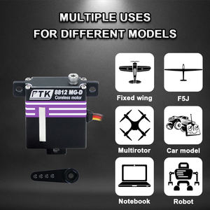 PTK 8812 MG-D Digital Servo Metal Gear Glider Máy bay cánh cố định RC Servo KSTX10 cùng loại dành cho cả nam và nữ - Product Image 5