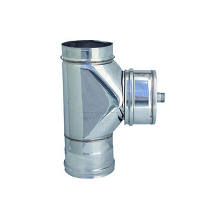 Ø 100 mm boru bağlantı parçaları kadar borular için baca muayene modülü - Product Image 2