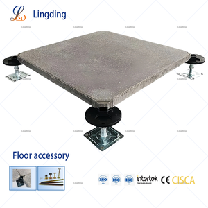 Lingding Oa Thiết Kế Hiện Đại Phong Cách 500*500Mm Gruc Xi Măng Lớn lên Truy Cập Hệ Thống Sàn Cho Các Tòa Nhà Văn Phòng Ngoài Trời Không Gian Lâu Dài - Product Image 2
