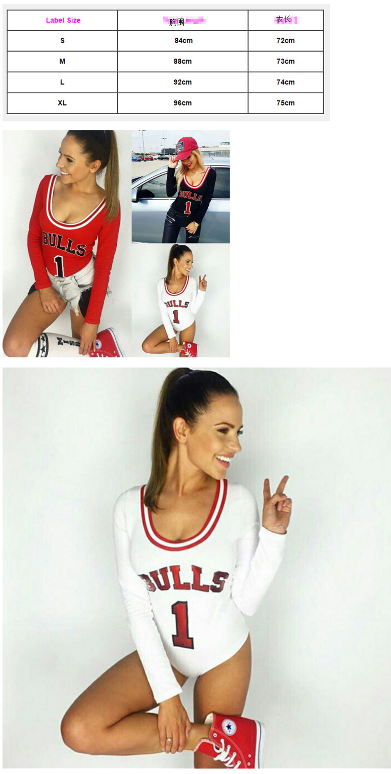 Factory direct hot sale knitting long sleeve o-neck printed bodycon bottom Jumpsuit