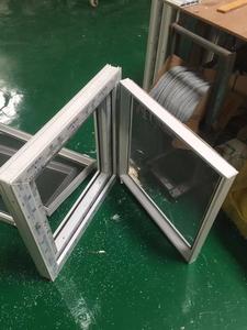 Almanya Veka <span class=keywords><strong>UPVC</strong></span> çerçeve pasif ev enerji tasarrufu üçlü çift camlı Pane temperli cam kanatlı Tilt ve pencereleri çevirmek
